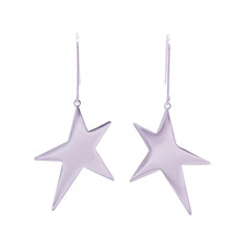 -Orecchini Stella in Acciaio