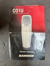 Samson C01U - USB Studio Condenser Microphone Condenser Cable Consumer...
