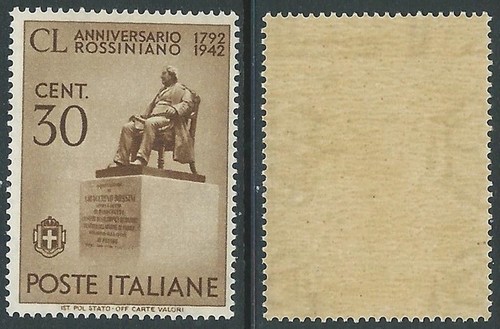 1942 regno rossini - rossini, cent
