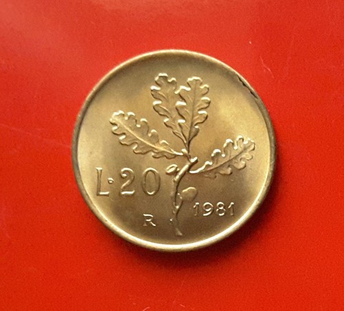 Lire 1981 errore - errore, bordo