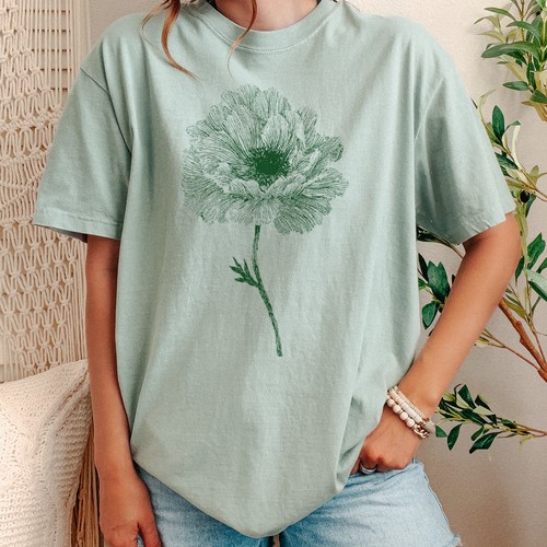 Shirt grafica fiori botanici - fiori,