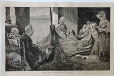 Stampa antica Riparazione Reti