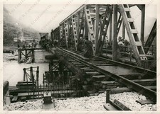 1953 CISMON DEL GRAPPA Valbrenta Primolano Ponte Ferrovia Vicenza Foto 7/16