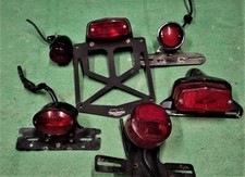 fanali posteriori stop cafe racer scrambler  6 pezzi