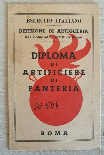 Esercito italiano diploma - diploma, di