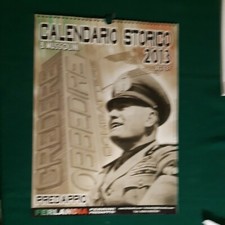 Calendario storico mussolini - calendario,