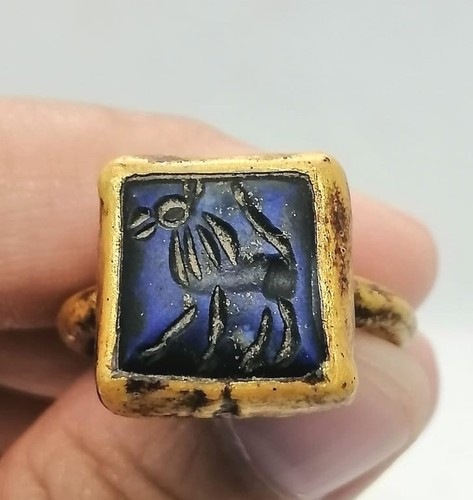 Anello sigillo intaglio - anello,