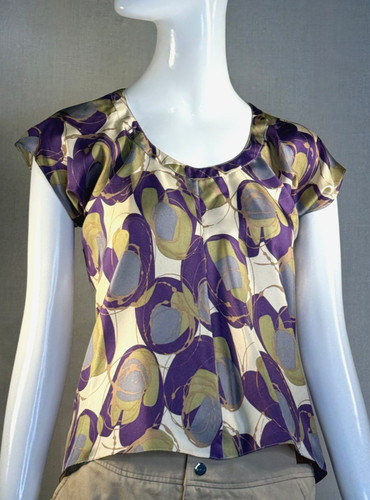 Top foulard seta - , stampa