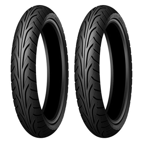 Coppia gomme dunlop - dunlop, 90/90-18