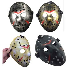 Maschera Jason Halloween AdultoCarnevale Elastico Colori Assortiti 8863
