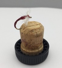 Mosca Pesca Rosso 3D Sanguisuga Ronzanti X 8 Trota Sangue Worm Taglie 10 #121