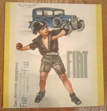 FIAT BALILLA 508 DEPLIANT