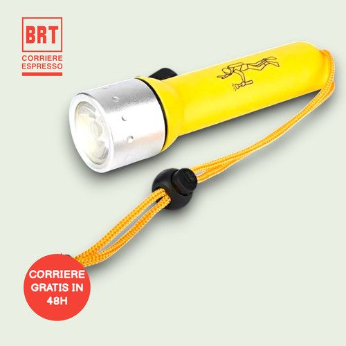Torcia led subacquea - torcia,
