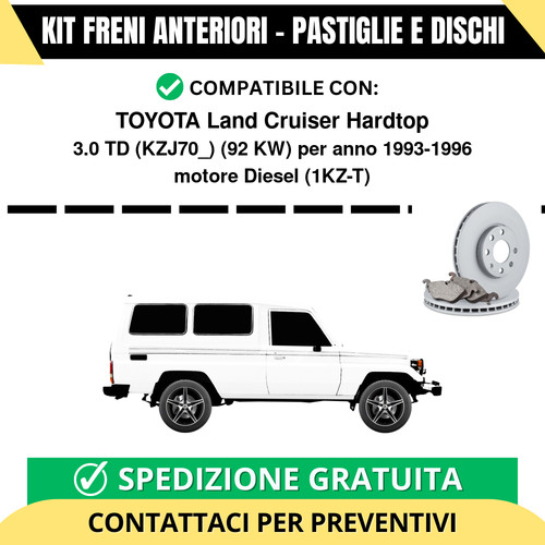 Kit freni anteriori - freni,
