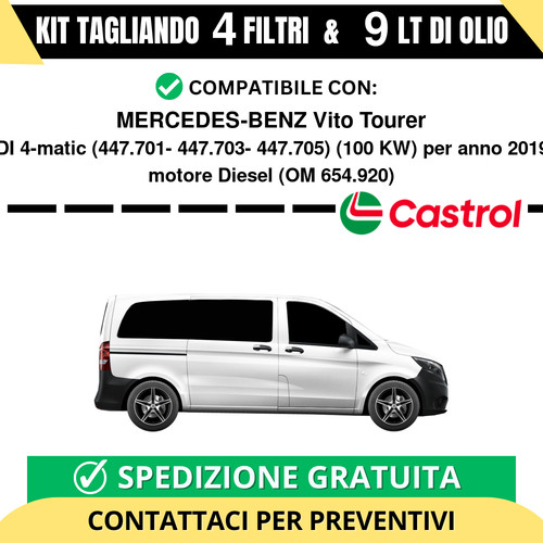 Tagliando per mercedes - per, mercedes-benz