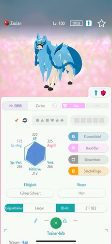 Pokémon zacian shiny - zacian,