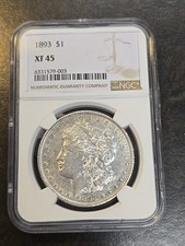 1893 P MORGAN DOLLAR $1 NGC