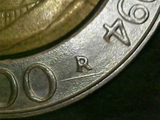 500 LIRE 1994 ERRORE - LINEA
