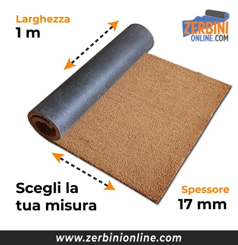 Zerbino cocco tappeto - cocco, da