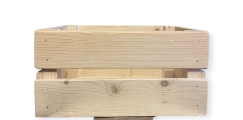 Cassetta legno fatta a - legno,