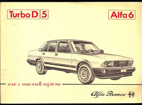 Libretto uso manutenzione alfa - manutenzione,
