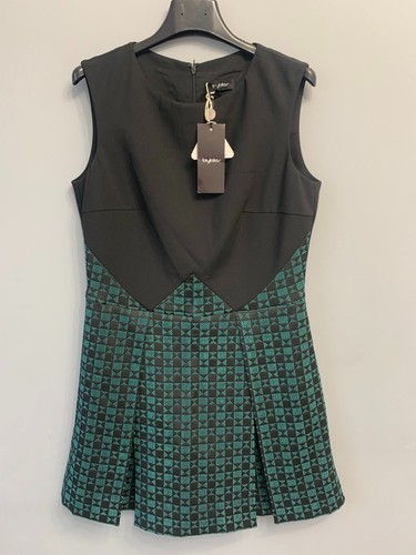 Mini abito damier jacquard