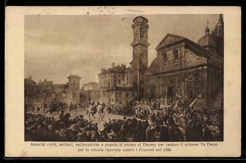 Cartolina torino autorità - cartolina, torino,