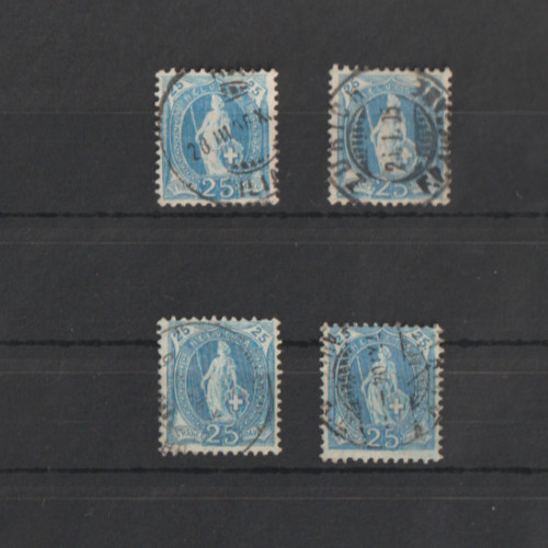 Svizzera 1899 1900 helvetia - 1899-1900,