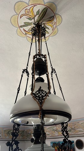 Lampadario liberty antico