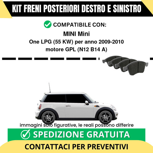 Pastiglie freno posteriori - pastiglie,