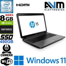 Notebook HP 15-d003sl CPU Intel Core i5-3340 RAM 8GB DDR3 SSD 480GB GeForce 820M