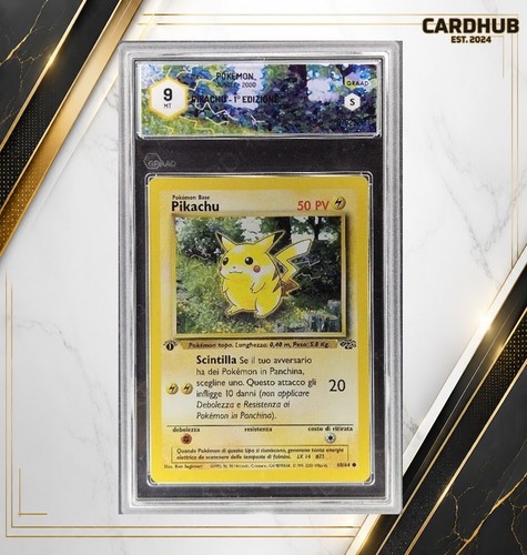 Carta pokemon pikachu jungle - carta,