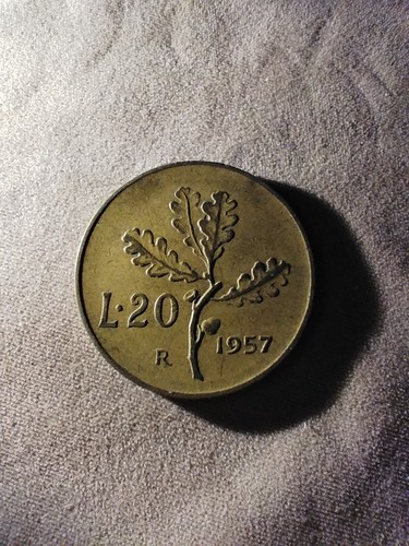 Moneta lire del - moneta, 20