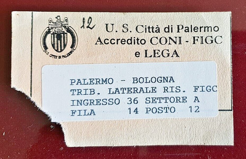 Biglietto citta di - u.s.,
