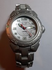 OROLOGIO POLSO QUARTZ SECTOR PANDER FUNZIONANTE CINTURINO ALUTEK