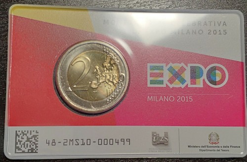 Moneta celebrativa expo - moneta,