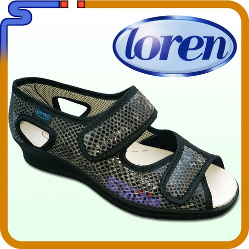 Sandali loren pitone lycra - sandali,