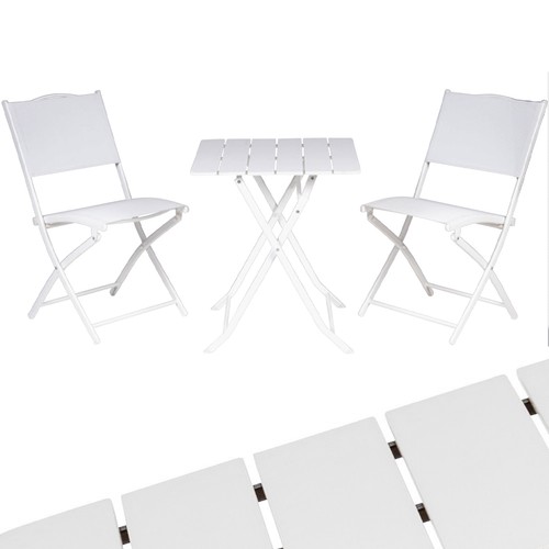 Set tavolo pieghevole con - set,