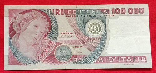 100000 lire primavera - lire,