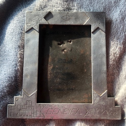 Portafoto trench art - portafoto,