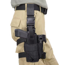 Fondina Coscia Tattica Universale | Pistola Glock G17 G19 | Nylon 1000D | Nera