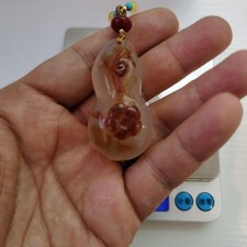 Collana zucca calcedonio