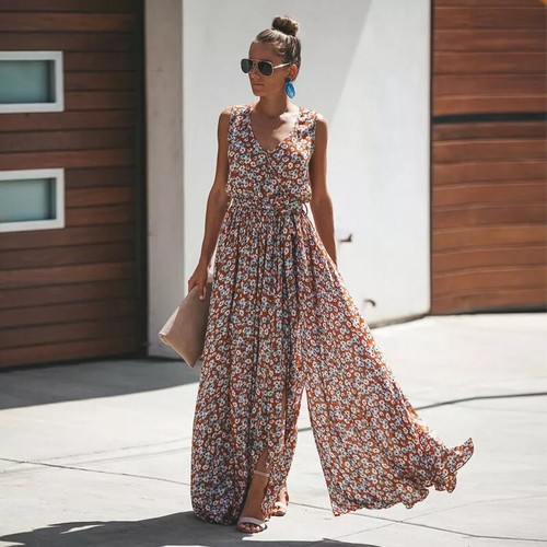 Vestito abito elegante - vestito, lungo
