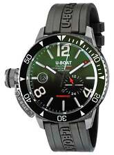 U-Boat Sommerso Automatico Acciaio Inox Gomma Data Sub Orologio da Uomo 9520