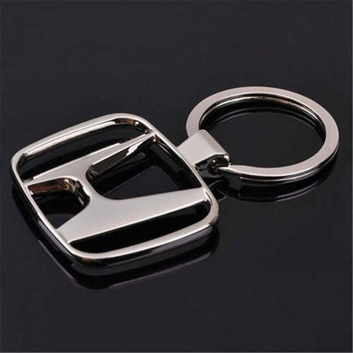 Honda keyring metal chrome - chrome, key