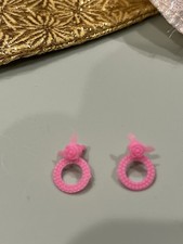Orecchini Barbie rosa rosa