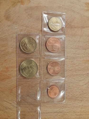 Monete euro grecia anno 2002 - monete,