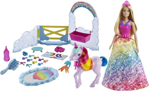Barbie unicorno rainbow - unicorno,
