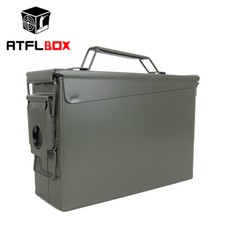 Bidone munizioni metallo 30cal impermeabile tutto metallo scatole attrezzi bullet box pellet box