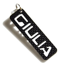 Portachiavi in CARBONIO modello: GIULIA ALFA ROMEO dimensioni: 73 X 20 mm